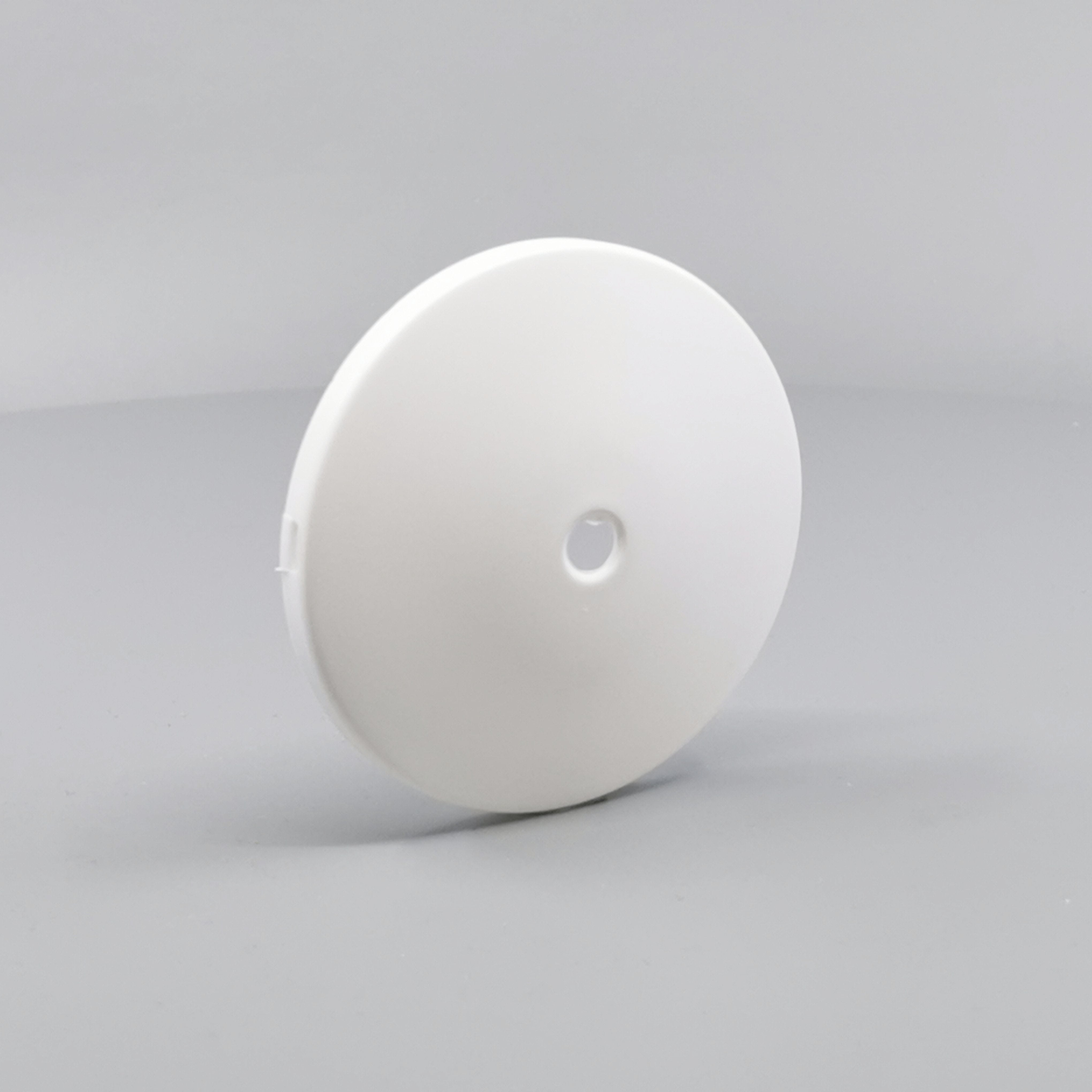 Dæksel for lampeudtag Ø75 Hvid