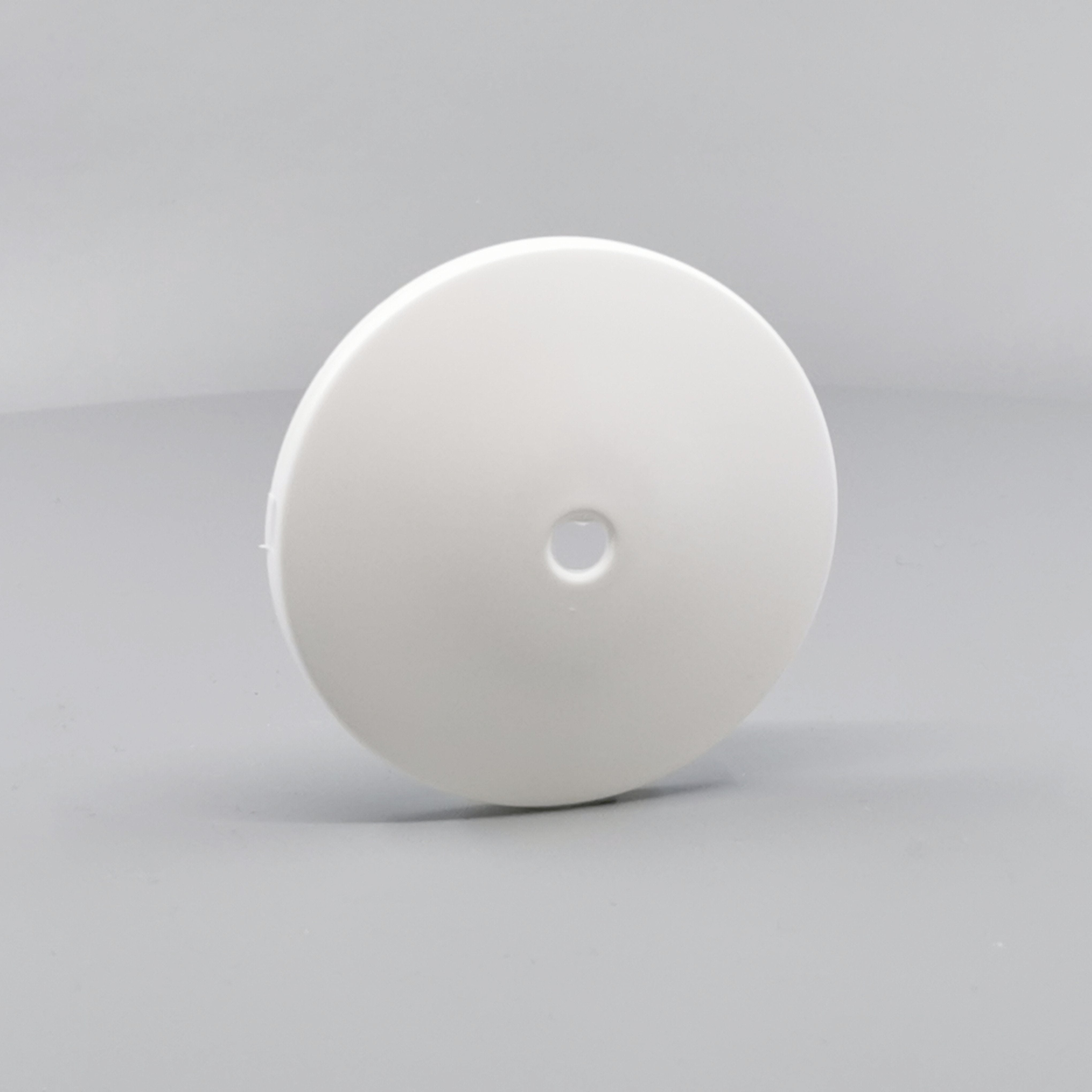 Dæksel for lampeudtag Ø75 Hvid