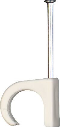 CLIPS RUND 7-10 HVID SØM 25MM