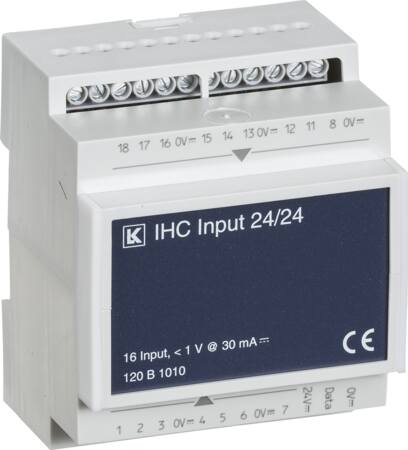 IHC CONT. INPUT 16X24VDC, 24MA