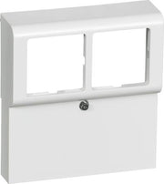 Dæksel for panelunderlag softline 2 modul hvid