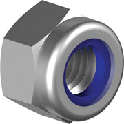 LÅSEMØTRIK 4MM A2 M/NYLONRING DIN 985