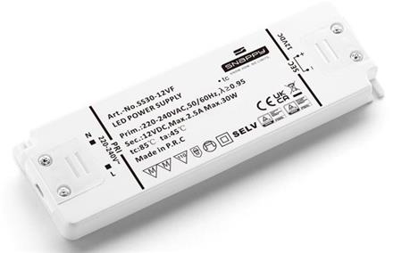 SNAPPY LED DRIVER 30W 12V DC OUT