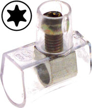 SAMLEMUFFE 10Q KLAR ENK. TORX10 (100STK)