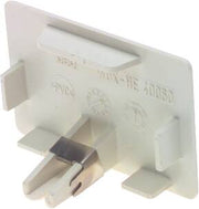 WDK ENDESTYKKE 60X60 MM HVID RAL 9010