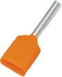 TERMINALRØR ORANGE 2X0,5/8