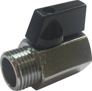 KUGLEHANE 1/2" MUFFE/NIPPEL FORKROMET