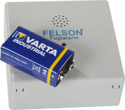FUGTALARM INKL. 9V BATTERI