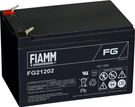 FIAMM blybatteri 12V/12AH