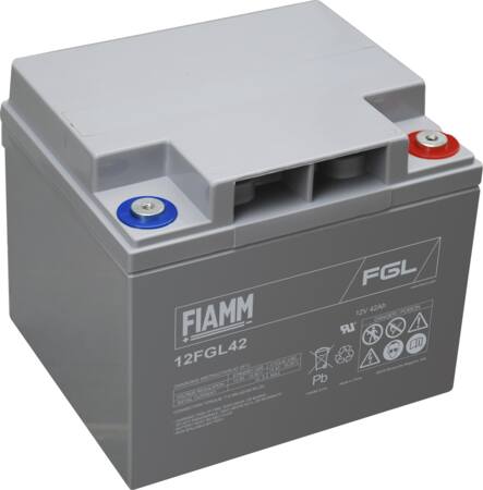 FIAMM 10 ÅRS BLYBATTERI 12V/42AH.