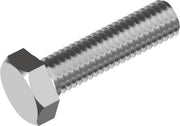 SÆTBOLT M12X45MM A2 SW19 U/MØTRIK DIN933