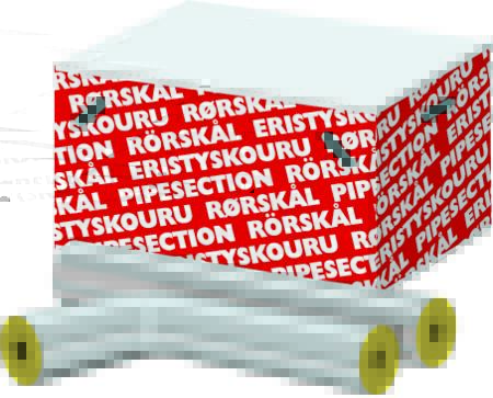 UNIV.RØRSKÅL 54X30MM M/ALUTAPE
