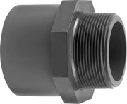 PVC OVERGANGSNIPPEL 1 KLÆBEMF. 63MMX2