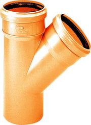 PVC GRENRØR 110/110MM 45 GRADER