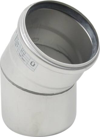 BØJNING 30 GRADER Ø110MM AISI304