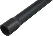 PLASTRØR HALOGENFRI 25MM MED MUFFE SORT