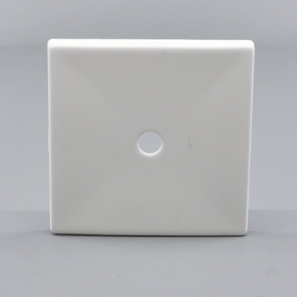 Dæksel for lampeudtag 60x60mm. hvid