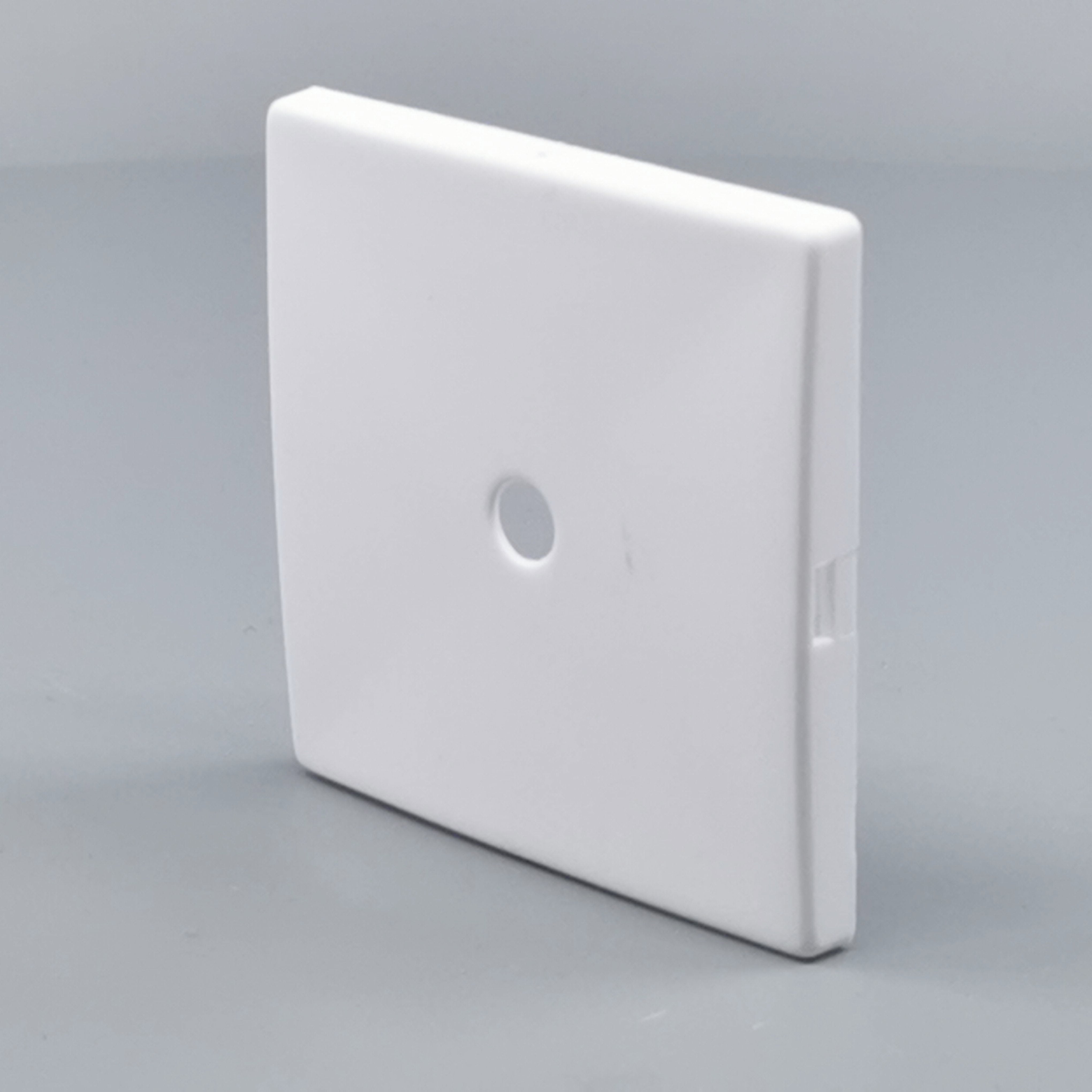 Dæksel for lampeudtag 60x60mm. hvid