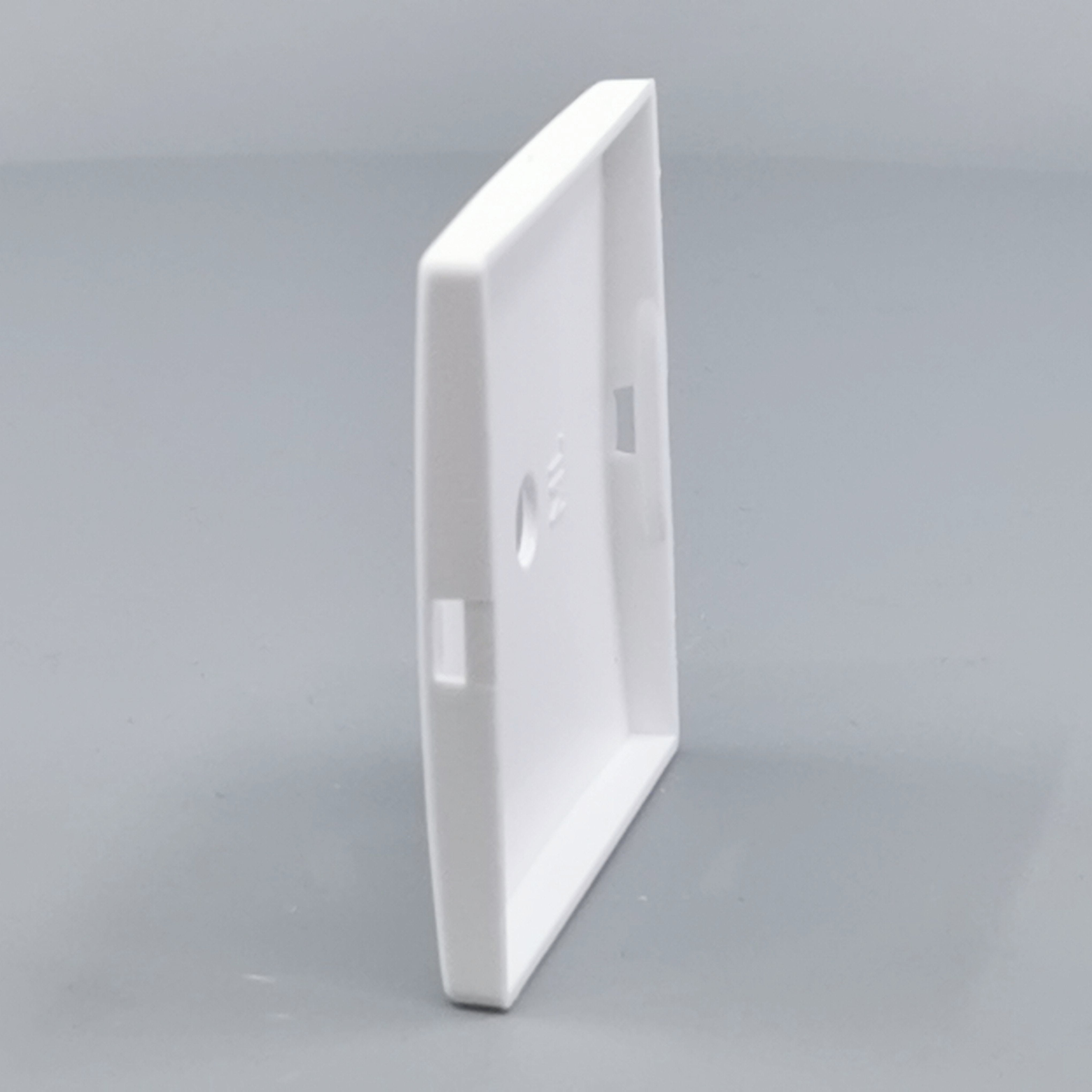 Dæksel for lampeudtag 60x60mm. hvid