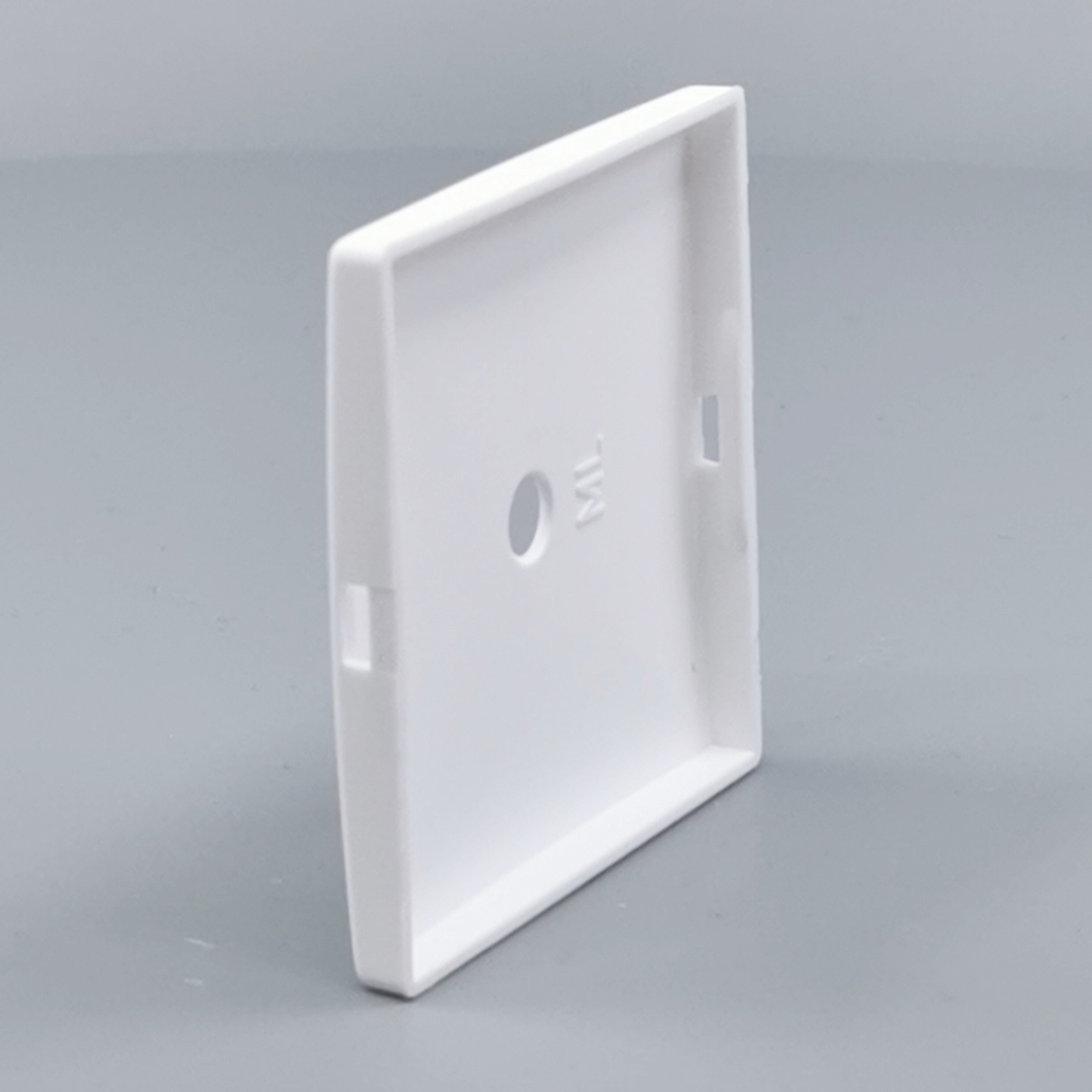 Dæksel for lampeudtag 60x60mm. hvid