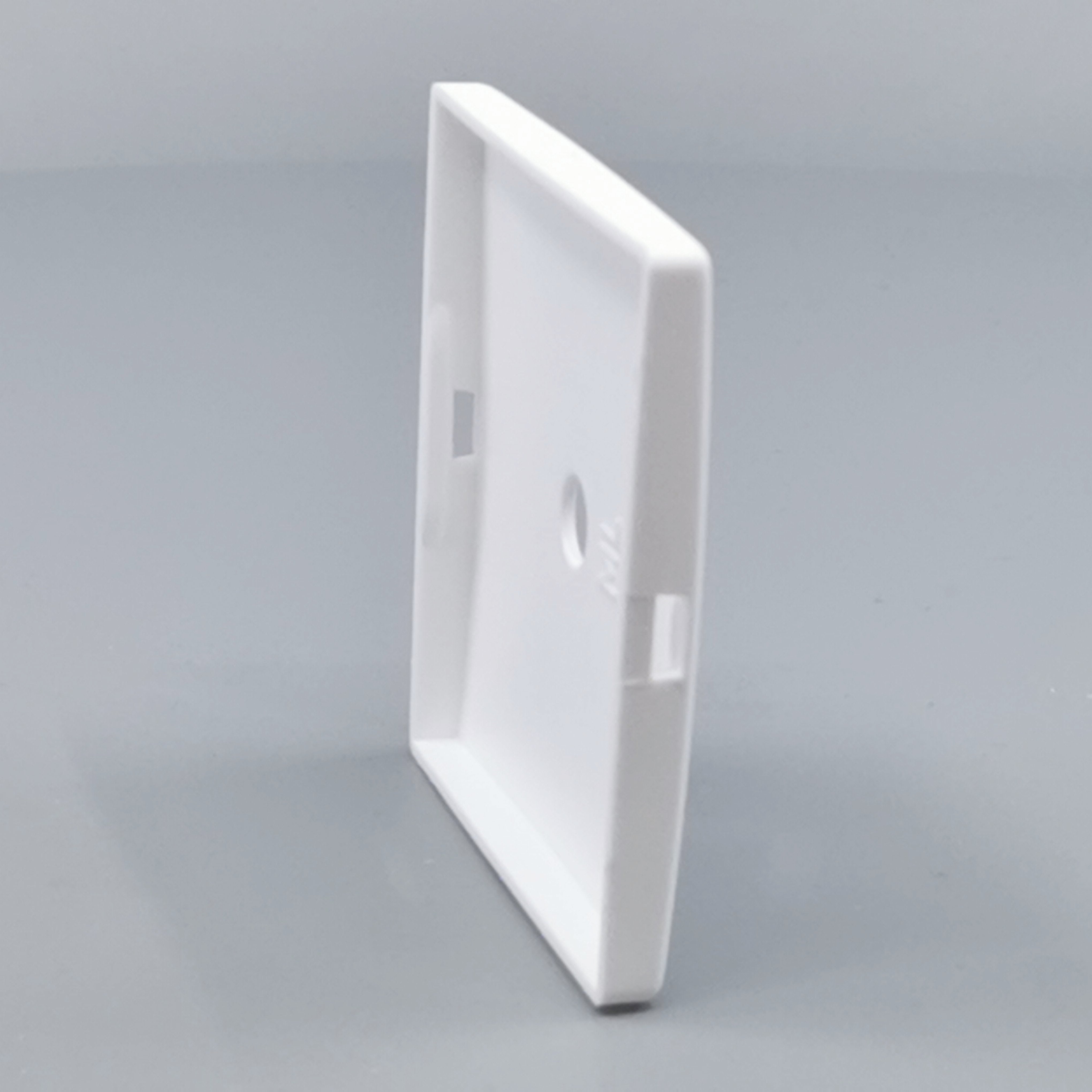 Dæksel for lampeudtag 60x60mm. hvid