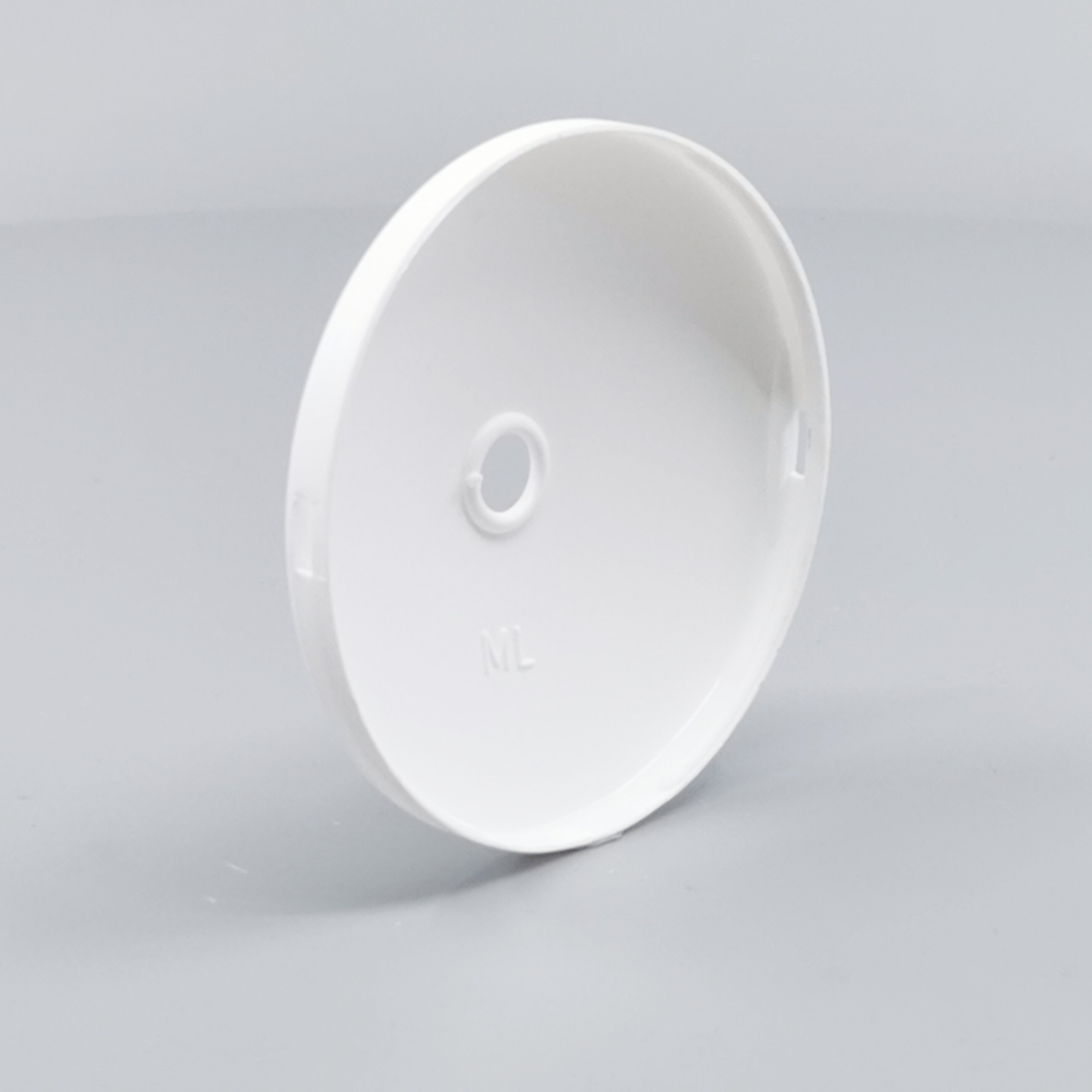 Dæksel for lampeudtag Ø68 hvid