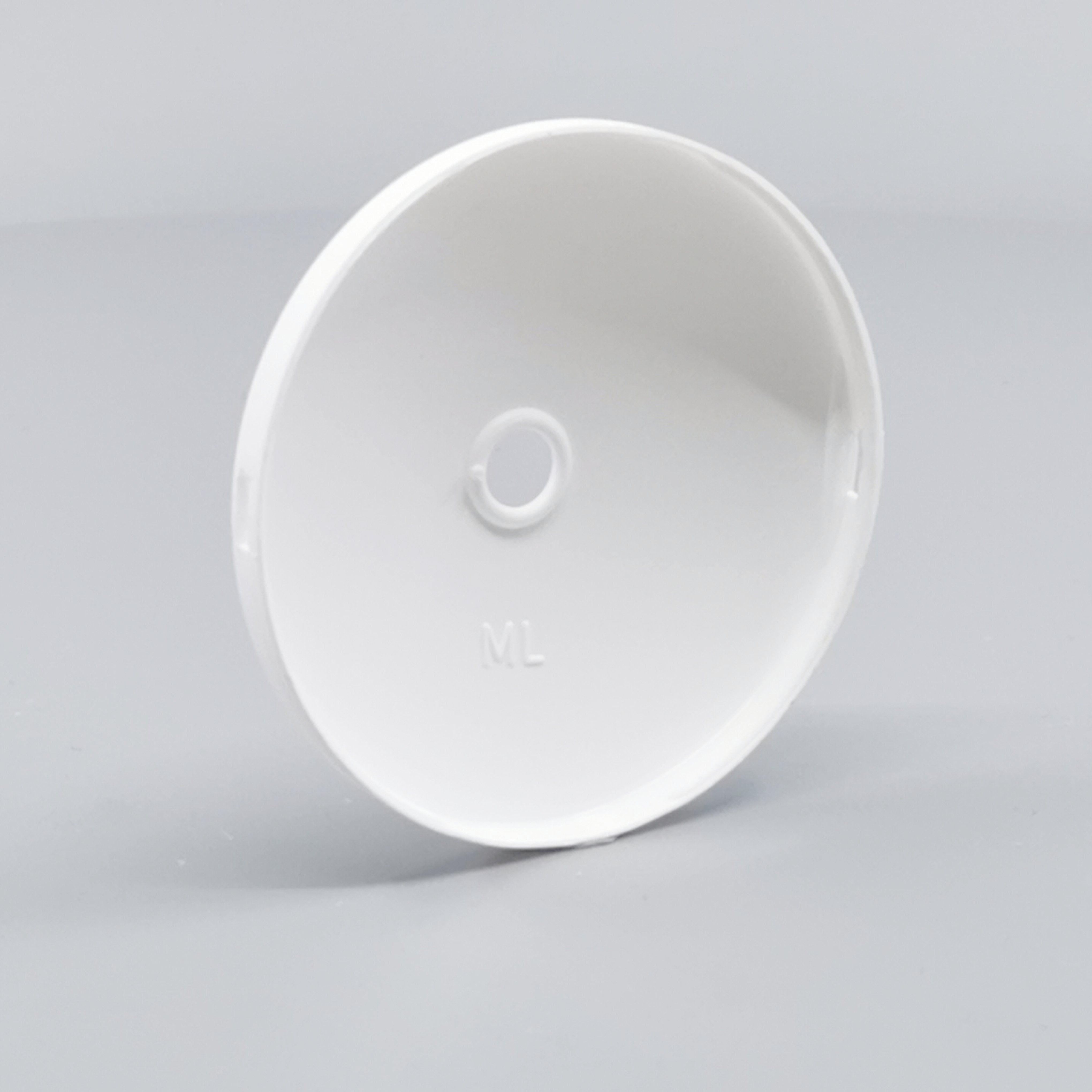 Dæksel for lampeudtag Ø68 hvid