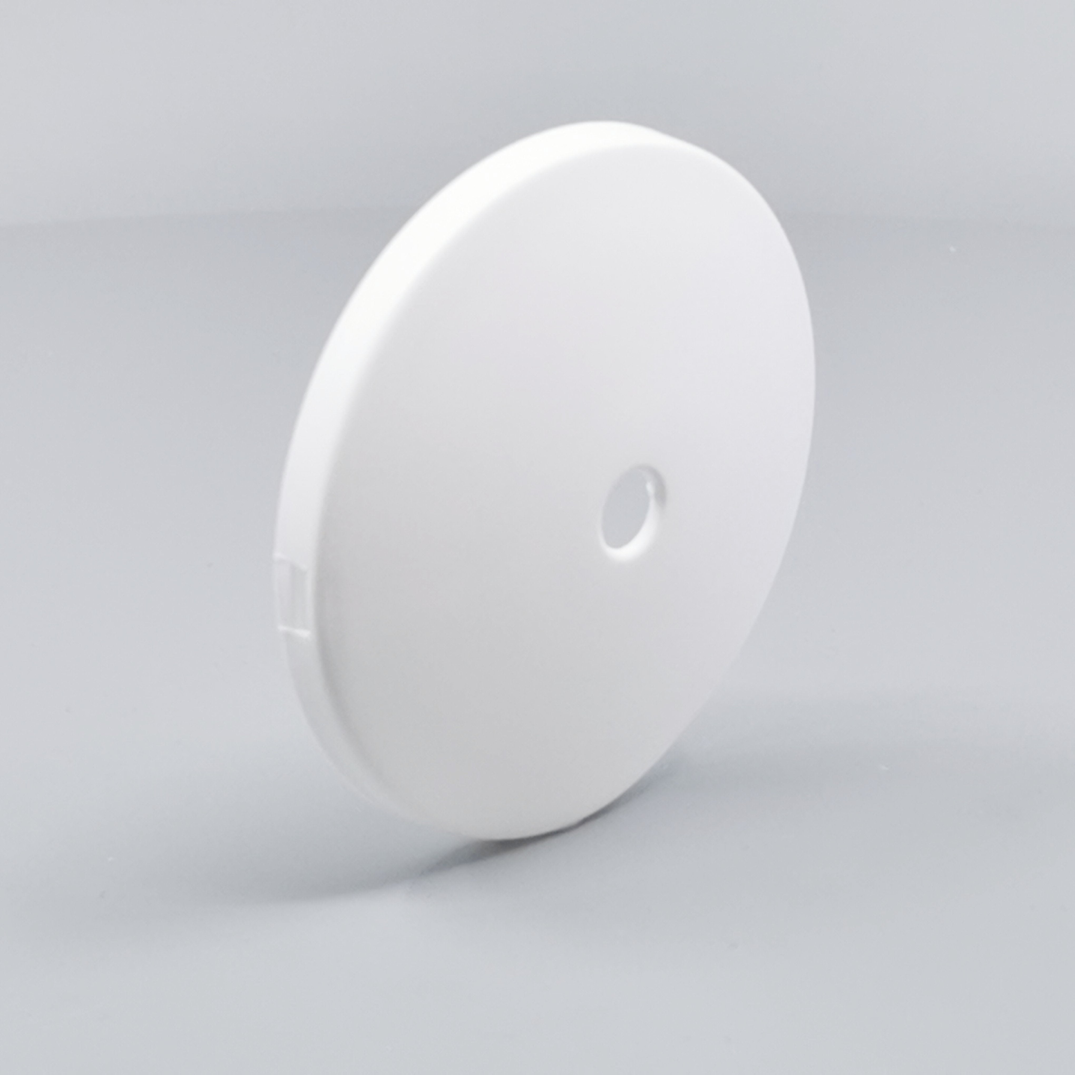 Dæksel for lampeudtag Ø68 hvid