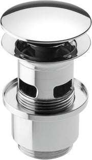KROM BUNDVENTIL PUSH UP 1 1/4"