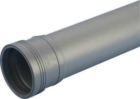WAVIN PP 32X1000MM  RØR M/MF GRÅ