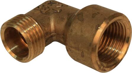 1/2" VINKEL NIPPEL/MUFFE