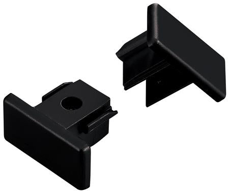 Square 1F 230V Endestykke - Sort