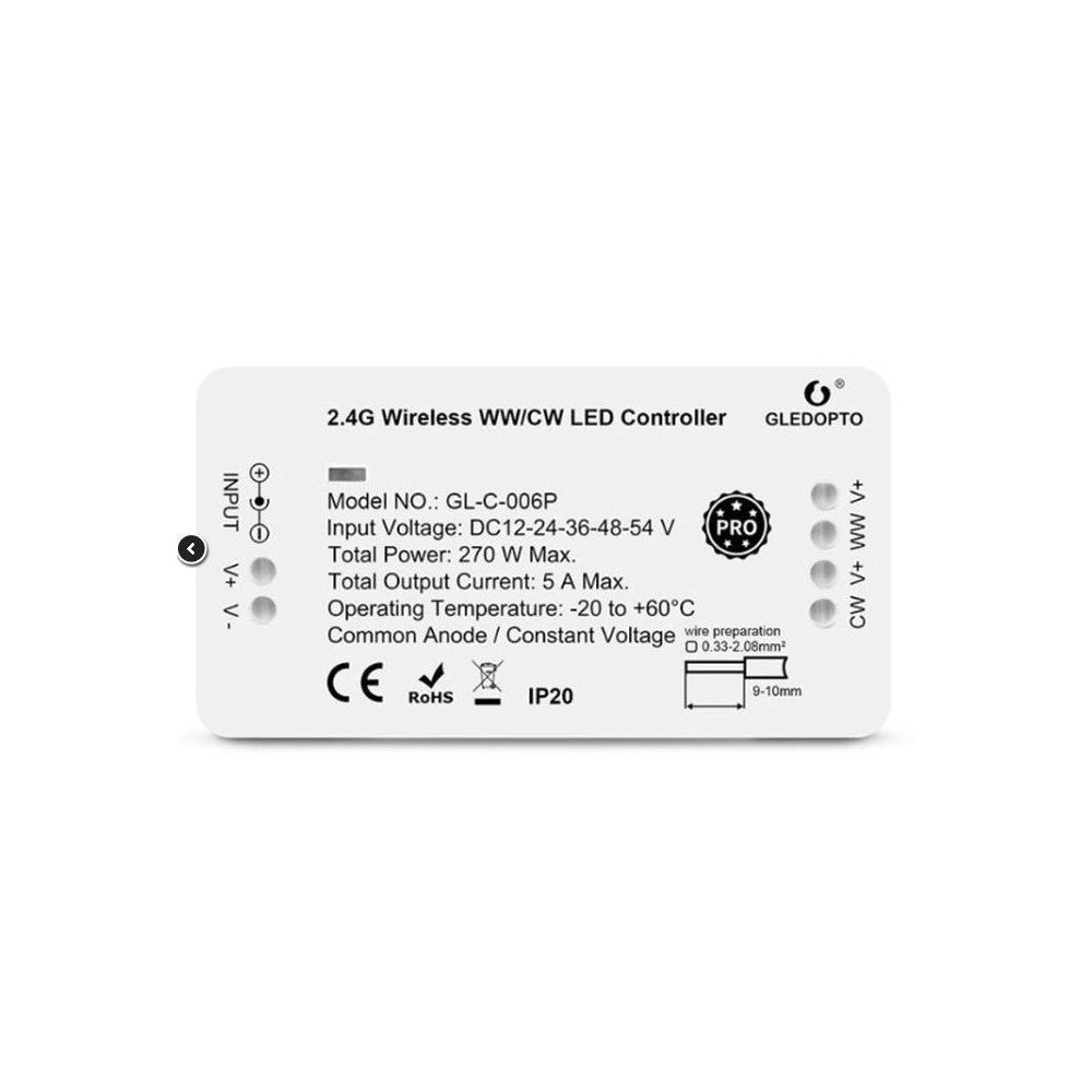 Troldtekt LED Zigbee Skinnesæt 6x60 cm - CCT, Planforsænket, Akustilight inkl. ledninger og driver