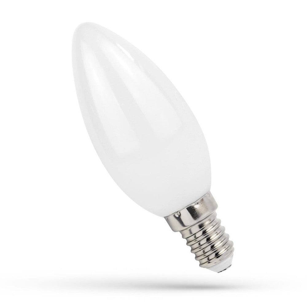 4W LED kertepære - C35, kultråd, matteret glas, E14 - 320lm, RA80