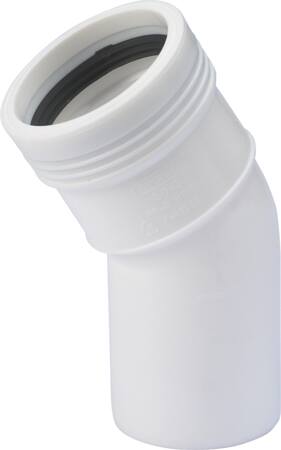 WAVIN PP BØJN 30GR 32MM M/1MF HVID