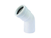 WAVIN PP BØJN 45GR 32MM M/1MF HVID
