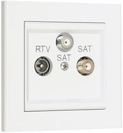 ANTENNEUDTAG FOR TV/2XSAT. OPTIMA, 75 OHM
