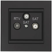 ANTENNEUDTAG FOR TV/2XSAT. OPTIMA, 75 OHM