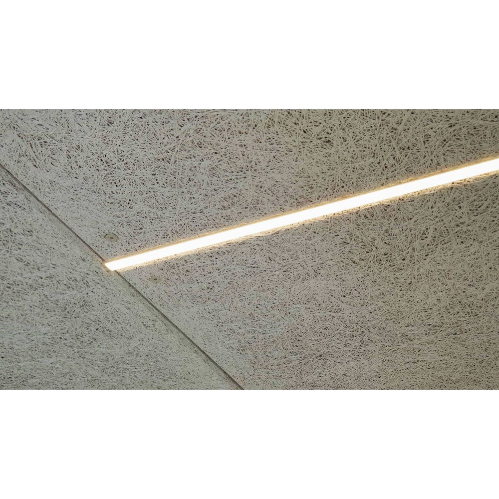 Troldtekt LED skinnesæt 4x120 cm - Planforsænket, Akustilight inkl. ledninger og driver, 35W, 24V, 3600lm, RA93, 5 års producentgaranti