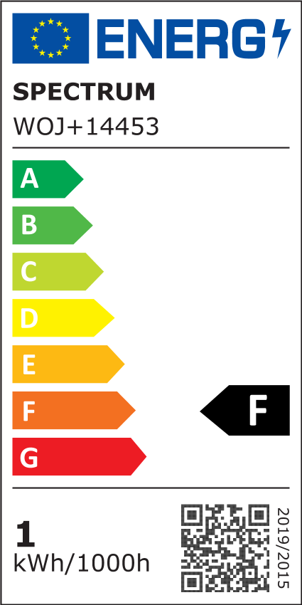 LED pære C37 E14 230V 1W med høj farvegengivelse (RA80) og 90 lumen.