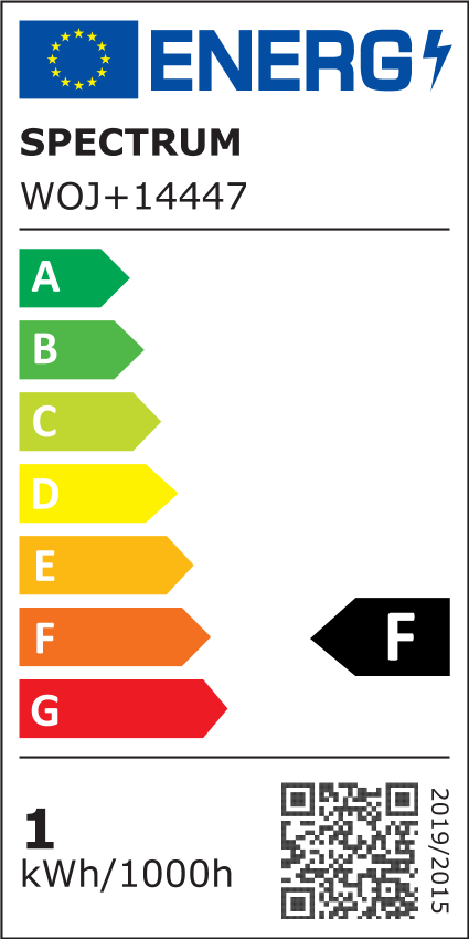 LED-pære 1W - Spectrum, G45, E14, 230V