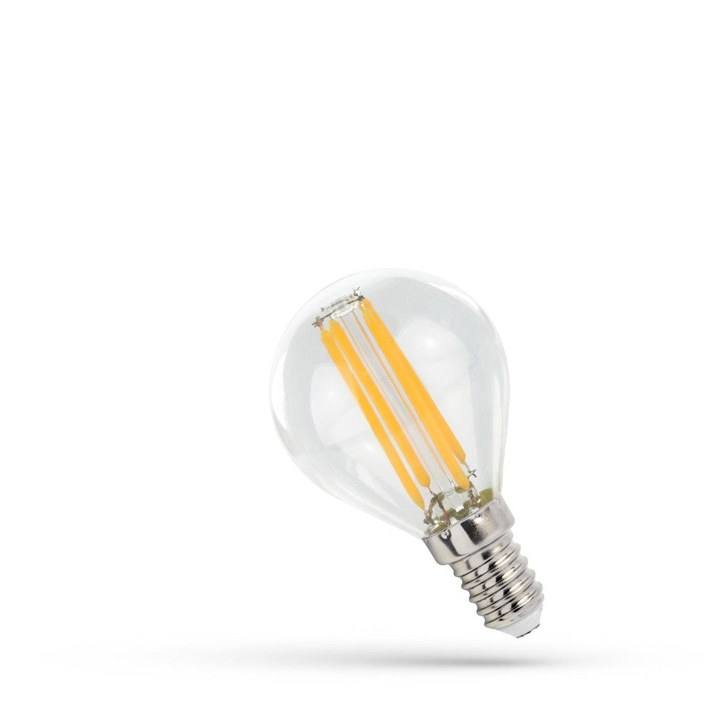 Spectrum 4W LED pære - G45, kultråd, E14, 500lm, RA80