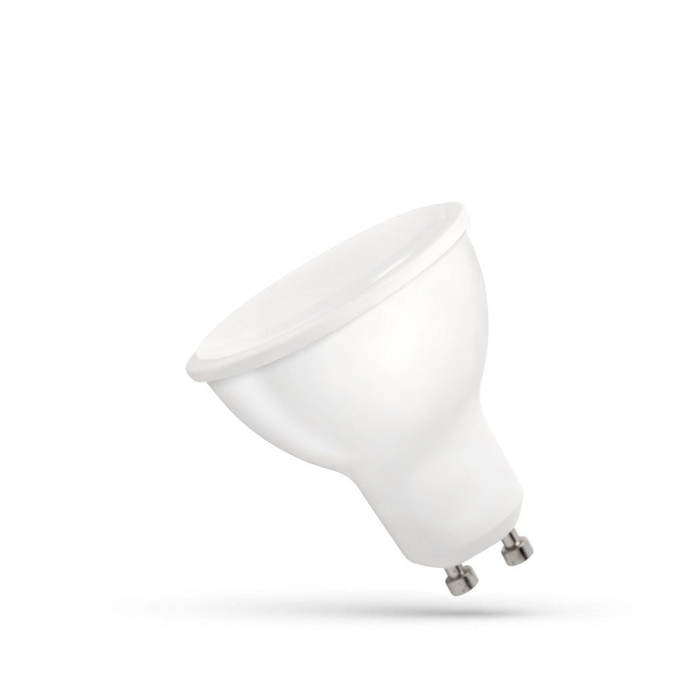 Spectrum 4W LED pære - GU10, 230V, matteret hvid plast, 300lm, RA82