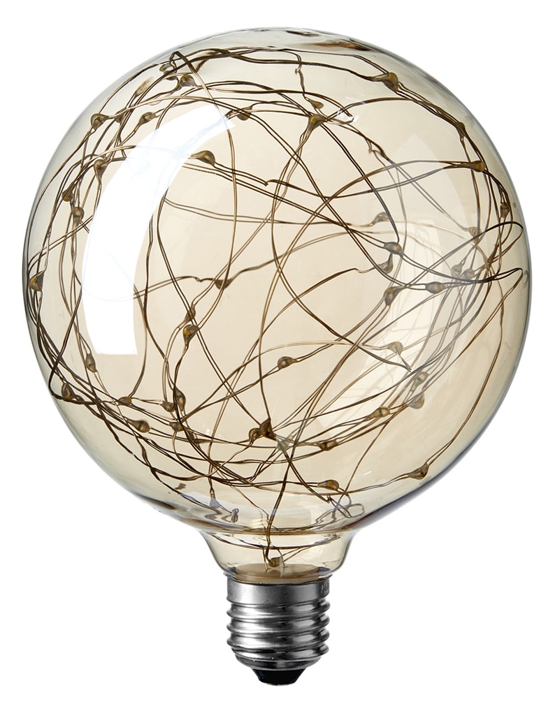 Pære LED 1W Clara Globe Ø125 Mm