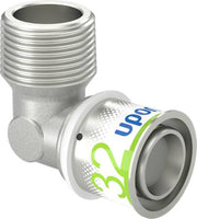 PRES VINKEL M/NIPPEL 32X1"