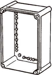 KASSEBUND 190X190X100 U FLANGER