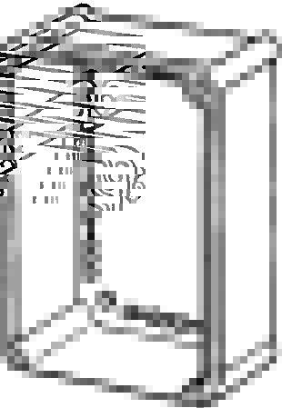 Fibox kassebund - 560x380x150mm