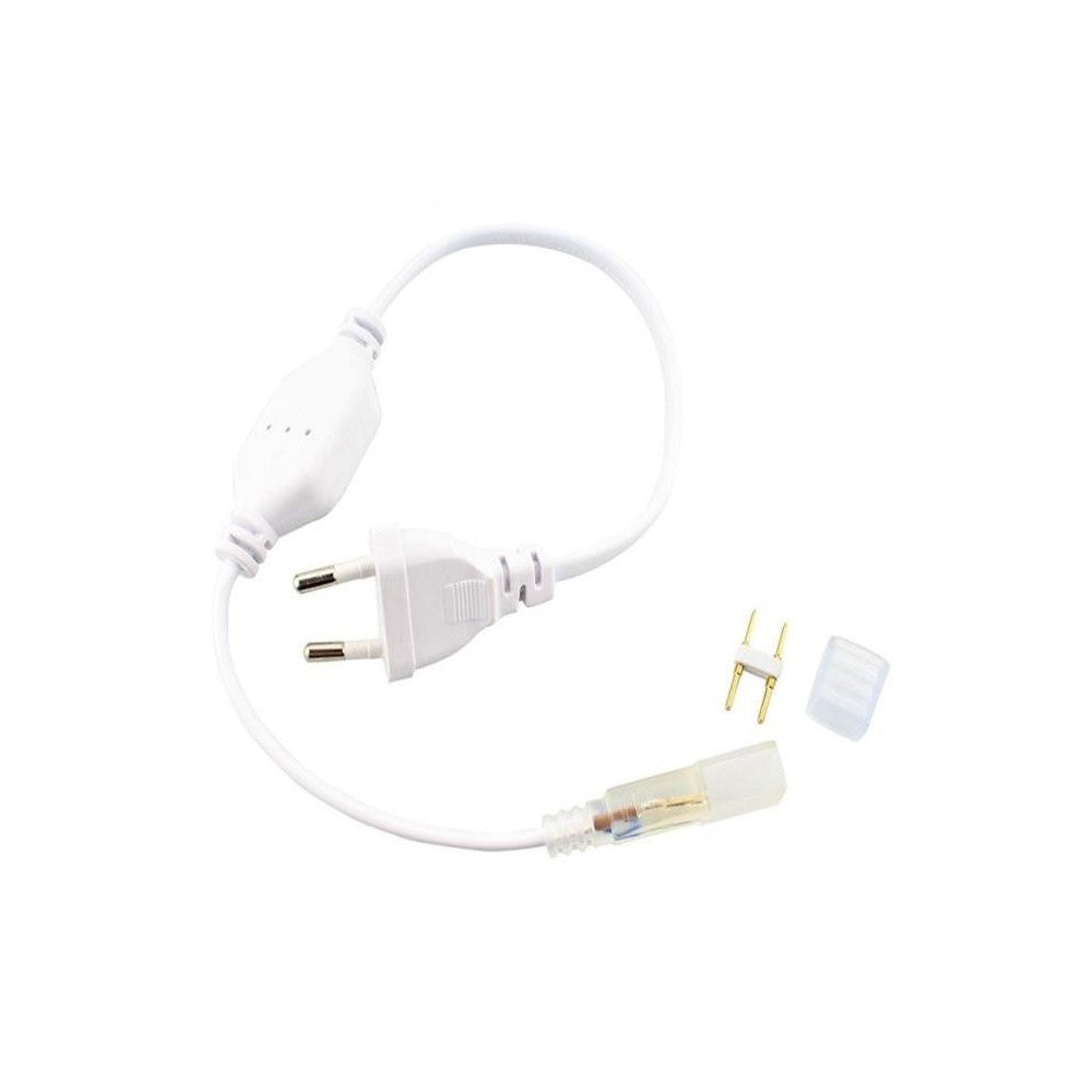 230V LED strip med stik (Type Q) - Inkl. endeprop