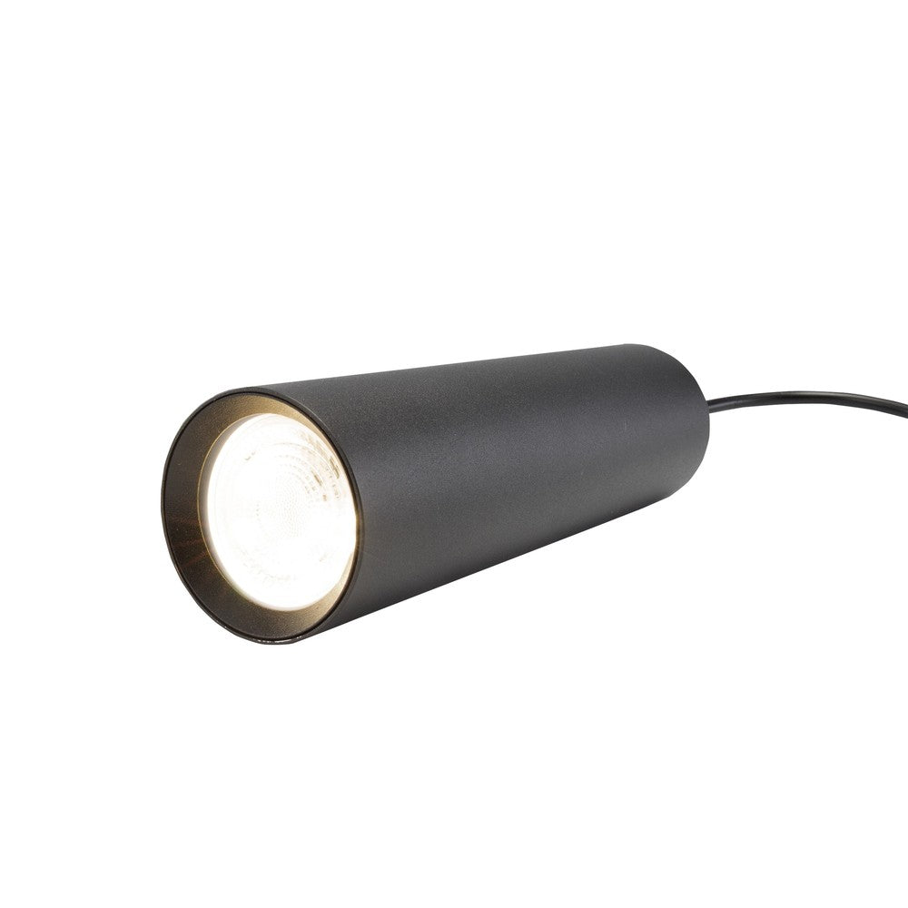 Spectrum Madara Mini II pendellampe til 3-faset skinne, GU10, sort - Input: 230V