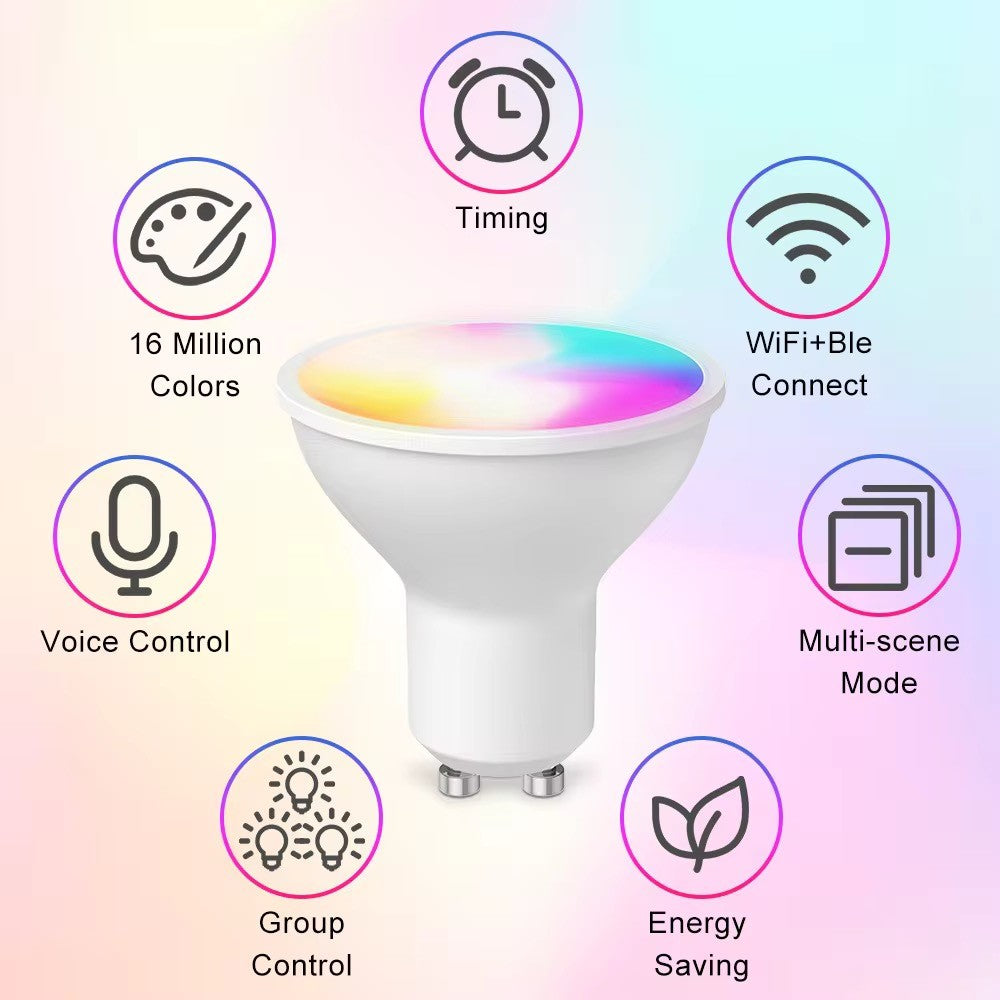 Dæmpbar: Via Smart Home, Kulør: RGB + CCT (Varm til Kold Hvid)